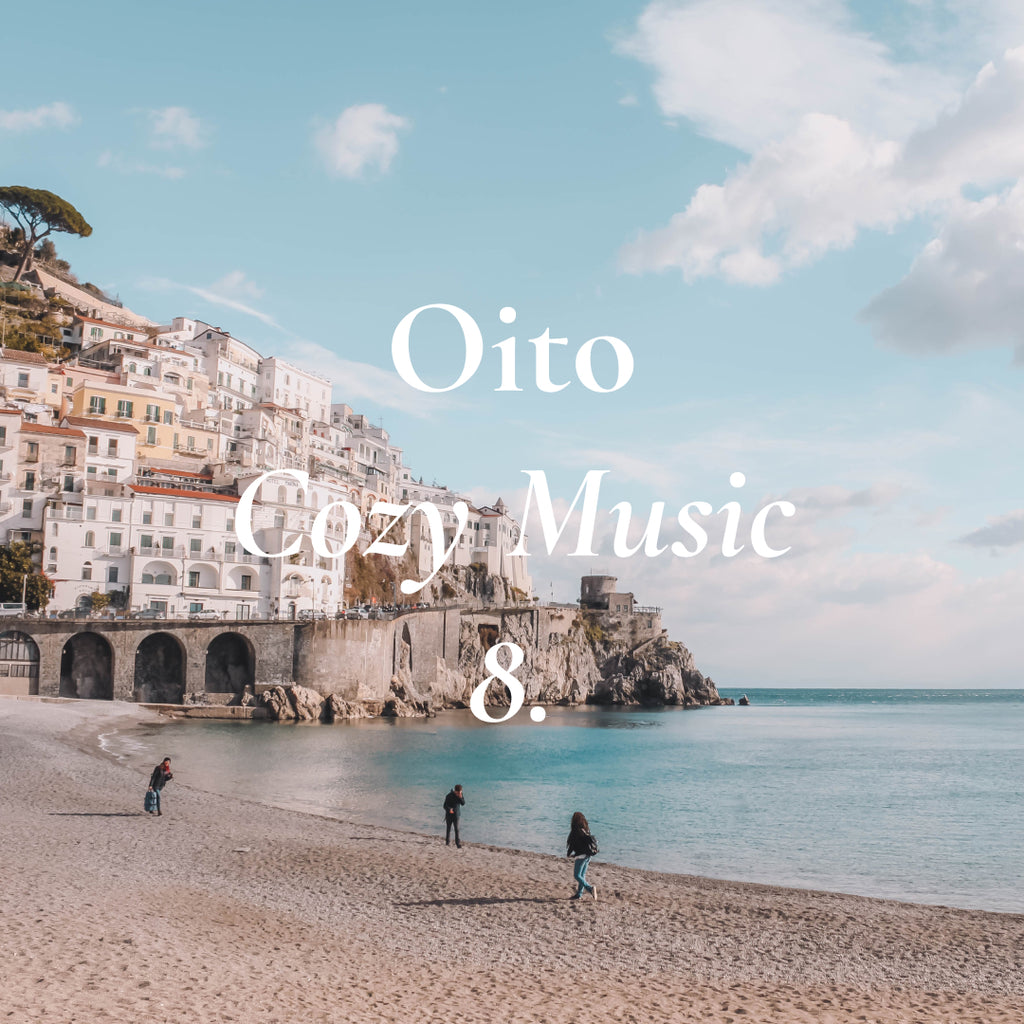 ヨーロッパの海の風景とブログタイトル、Oitoのプレイリスト8月