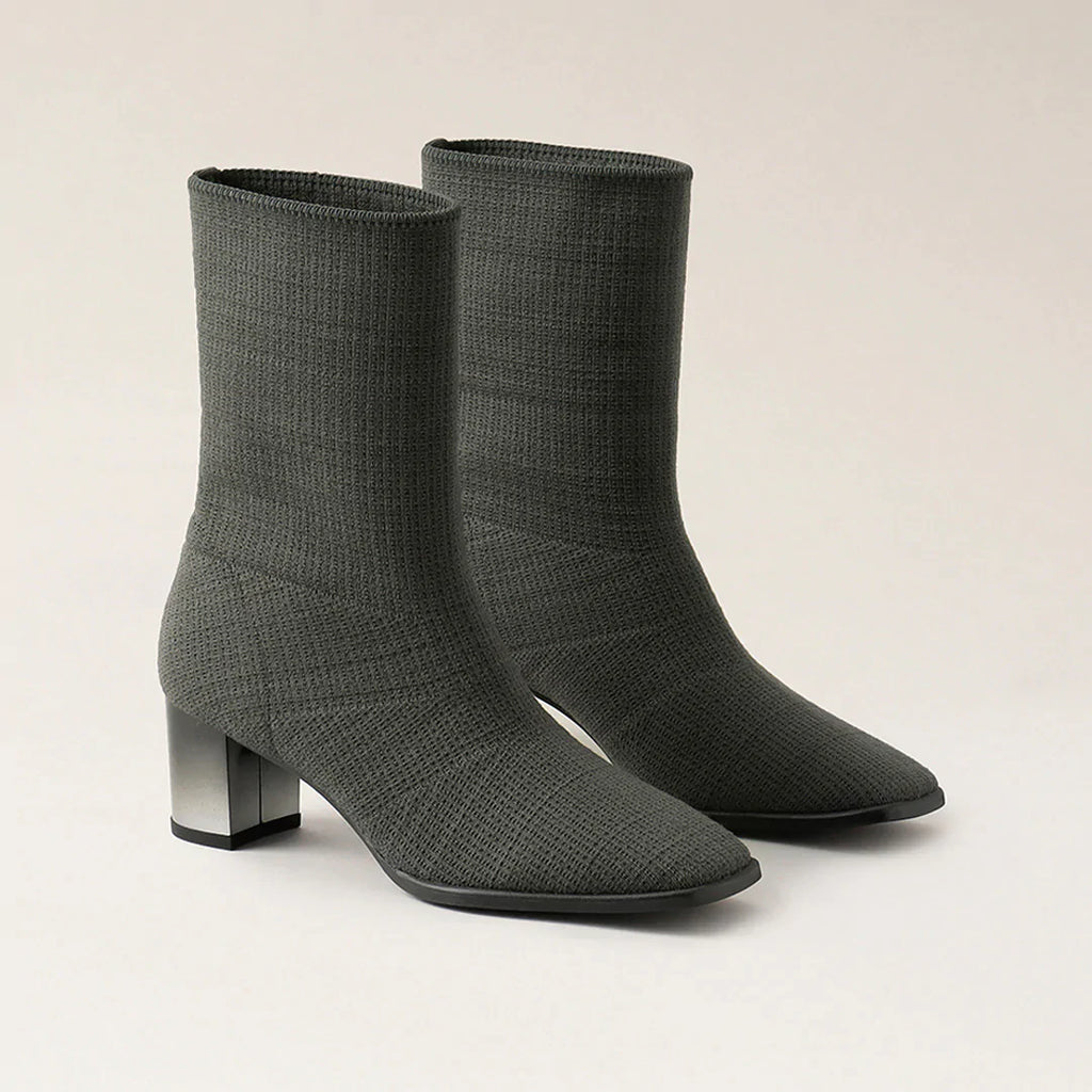 Urushi Boots FL（漆ブーツ ファスナーレス）カラー:薄黒